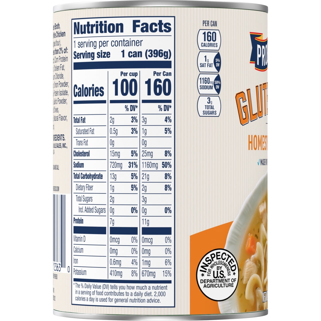 (2 pack) Progresso Gluten Free Homestyle Chicken Soup, 14 oz.