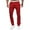 Red, variant on MRULIC jeans for men Slim Waist Full Trousers Men's Casual Solid Mid Pocket Length Fashion Pant Men's pants Men Casual Pants Red + XL