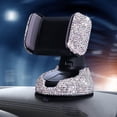 thumbnail image 2 of Universal Navegación universal Soporte de salida de aire Salida de aire Soporte de ventosa Mujer Rhinestone Decoración universal para automóvil Bling Rhinestone Universal 360 ° Rotación Blanco Zefei Wu 9024735042327, 2 of 4