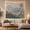 Rising Sun Peak, variant on Sunrise Over Layered Mountain Silhouettes, Serene Mid-Century Modern for Boho Decor Lovers, Nature Color Block Wall Art, Housewarming Gift, Tapestry Wall Hanging for Bedroom and Living Room