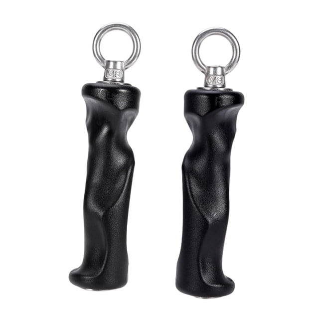 harper 2 Pieces Pull up Hand Grip Handles Exercise Handles Quick Attachment Gym Fitness Single Ring