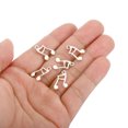 thumbnail image 4 of Unique Bargains Metal Pendants Drops, 100 Pack Musical Note Shape Mini Pendant for Jewelry Making DIY, Silver, 4 of 5