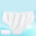 thumbnail image 3 of OUNONA 100Pcs White Disposable Panties Soft Breathable Lightweight for Travel Use, 3 of 7