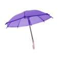 thumbnail image 2 of LeeQinersw Dollhouse Miniature Umbrella 1/4 1/6 Cute Umbrella Parasol for 18 inch Dolls violet, 2 of 9