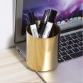 thumbnail image 3 of Gold Pen Holder for Desktop Multifunctional Pencil Storage Home Desk Stationery Decor, 3 of 5