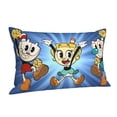 thumbnail image 2 of Cuphead Mugman Chalice Pillowcase Cushion Pillow Covers With Hidden Zipper Pillow Case Decor For Bed Dorm Sofa Couch Car 14"x20", 2 of 8