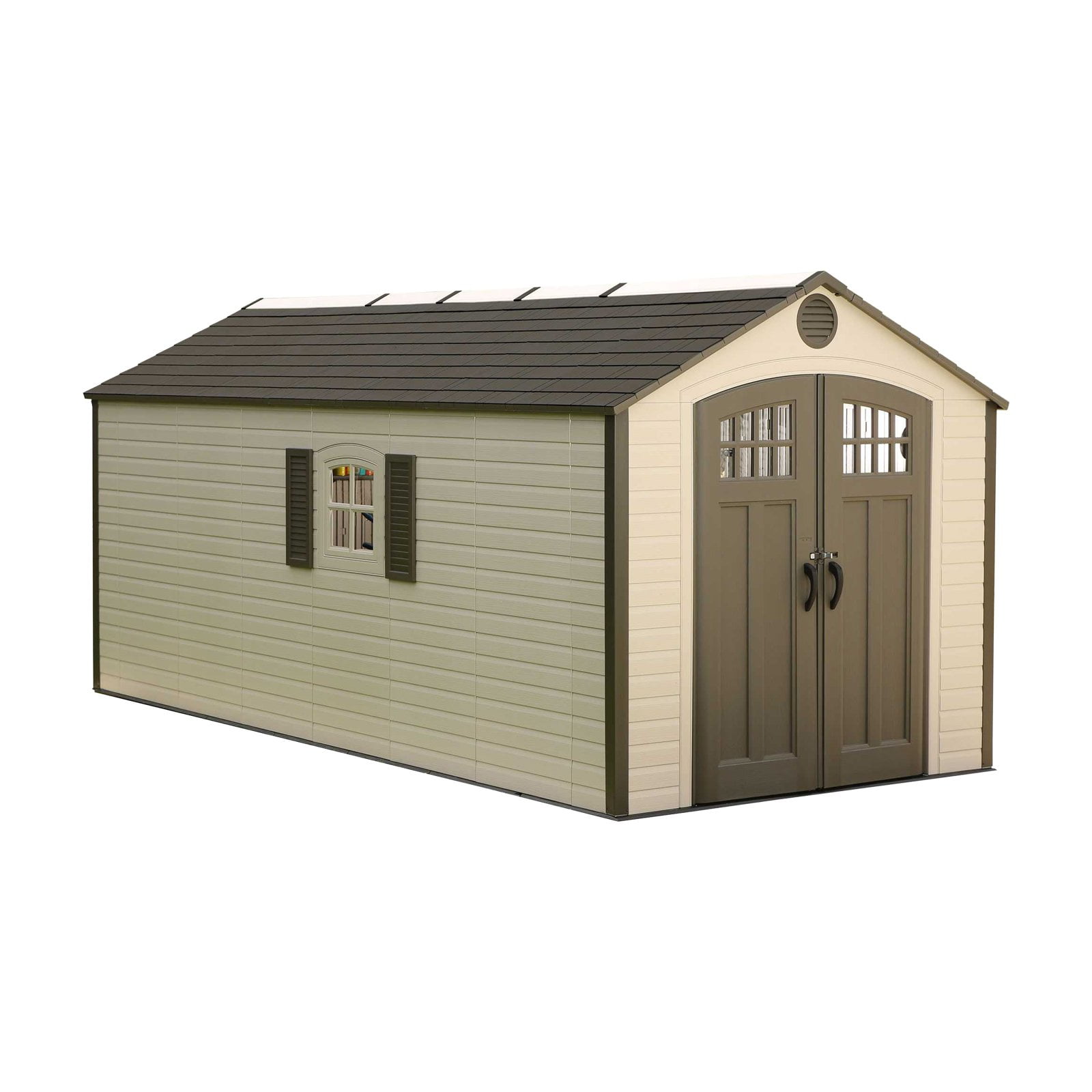 Lifetime 8 X 17 5 Outdoor Storage Shed Com