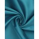 thumbnail image 5 of INSPIRAR CHIC Conjunto de Pijamas de Satén de Seda para Mujeres, Top de Cuello Redondo con Manga Corta y Bolsillo Frontal, y Pantalones Cortos con Cuerda para Dormir L Verde Pavo Real, 5 of 5