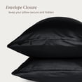 thumbnail image 6 of Bare Home Bamboo Body Pillowcase - Made from Rayon Fibers -  Soft, Cooling & Breathable - Black, 6 of 9