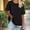 Black, variant on Womens Plus Size T Shirts Short Sleeve- Soft Loose Crewneck Casual Summer Tops Tees Navy Size 2XL