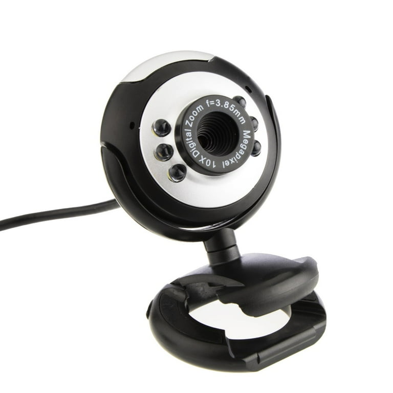 LED Web Cam With Mic & Built-in Studio Light