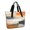 Orange and Grey, variant on Tote Bag for Women - Colorful and Grey Abstract Art Artwork Shoulder Bag - Large Utility Work Duffle Bag with Zipper Handbag for Travel, Work, Sprots