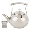 thumbnail image 2 of Inscurrido, Filtro Fino, Fino, Té De Acero Inoxidable Preciso, Hervidor De Té Múltiple Con Diseño De Tapa Segura, Uso Versátil, Para Acampar En El Hogar Con Estufa De Gas, 2 of 7