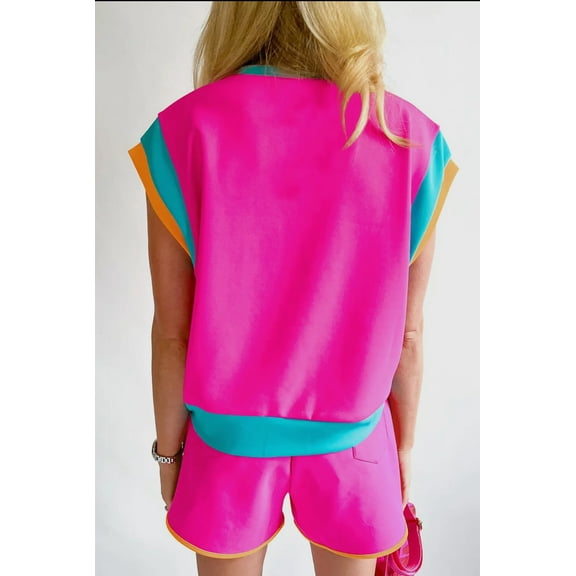 Colorblock Me Top and Shorts Set
