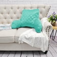 thumbnail image 6 of Home Soft Things DO-IT-YOURSELF Velvet Quilted Bedrest Pillow - Agate Green-1 - 20" x 18" x 17", 6 of 7