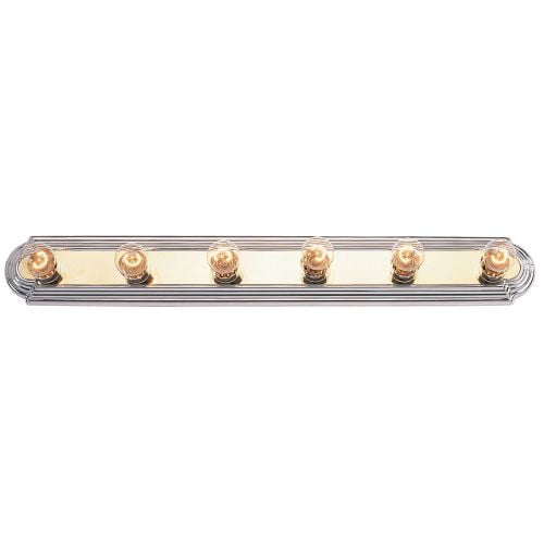 Livex Lighting 1146 Bath Basics 6 Light Bathroom Vanity Light