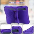 thumbnail image 5 of Butterfly Kids Case for Samsung Galaxy Tab S9 FE 5G 10.9"/ S9/ S8/ S7 11", Galaxy Tab A9+ Plus Case, Soft EVA Rotating Stand Lightweight Shockprof Kids Friendly Case Cover,Purple, 5 of 6