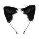 thumbnail image 3 of Diadema con orejas de oso para decoración de fiestas, accesorios para el cabello, accesorios para fotos, decoración, diadema Negro, 3 of 9