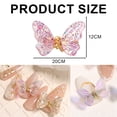 thumbnail image 4 of 6 brocas mágicas de resina Aurora para uñas con accesorios para uñas con forma de mariposa bailarina, 4 of 5