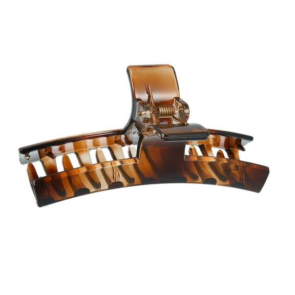 Vocoste Claw Clip No Slip Grip Plastic Brown Hair Clip for Women Girls 3.9"