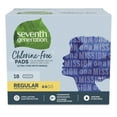 thumbnail image 6 of Seventh Generation Ultra Thin Pads with Wings Regular Absorbency Chlorine Free Pads 18 count, 6 of 7