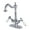 Chrome, variant on Kingston Brass KS1432BPL Bel-Air Two-Handle Bathroom Faucet with Brass Pop-Up and Cover Plate, Polished Brass
