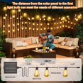 thumbnail image 2 of Cadena de luces solares Skoiuc 30 LED, 30,5 m, mando a distancia a prueba de agua, 2 of 8