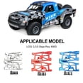 thumbnail image 4 of Brazo de Suspensión Inferior Delantero Vogacara Aleación de Aluminio para 1/10 LOSI Baja Rey 4WD Plata, 4 of 6