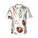 thumbnail image 1 of Balery Watercolor Ladybug Camisas hawaianas de manga corta para hombre, camisas playeras de corte holgado, camisas de vacaciones con botones,Large, 1 of 7