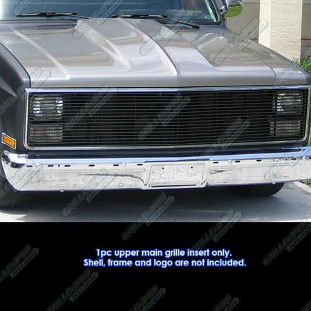 Gmc Suburban Grill - 81-87 Chevy GMC Pickup/Suburban/Blazer/Jimmy Phantom Black Billet Grille Grill