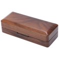 thumbnail image 4 of Estuche de madera maciza para boquillas, almacenamiento portátil para accesorios de instrumentos musicales de saxofón, nogal negro, 4 of 14