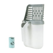 Cat Litter with Holder Waste Can Large Capacity Portable Shovel for Indoor Outdoor Pet Cat Litter Cleaning Solution