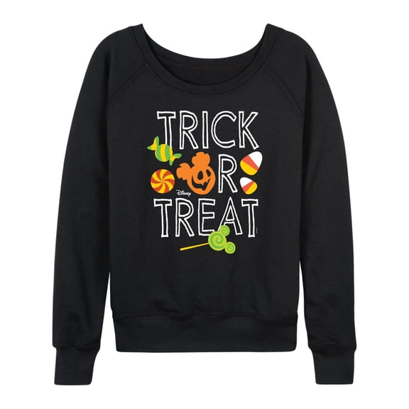 Mickey & Friends - Trick Or Treat - Women's Lightweight French Terry Long Sleeve Shirt
