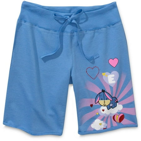 Juniors' Eeyore Center Bermuda Shorts