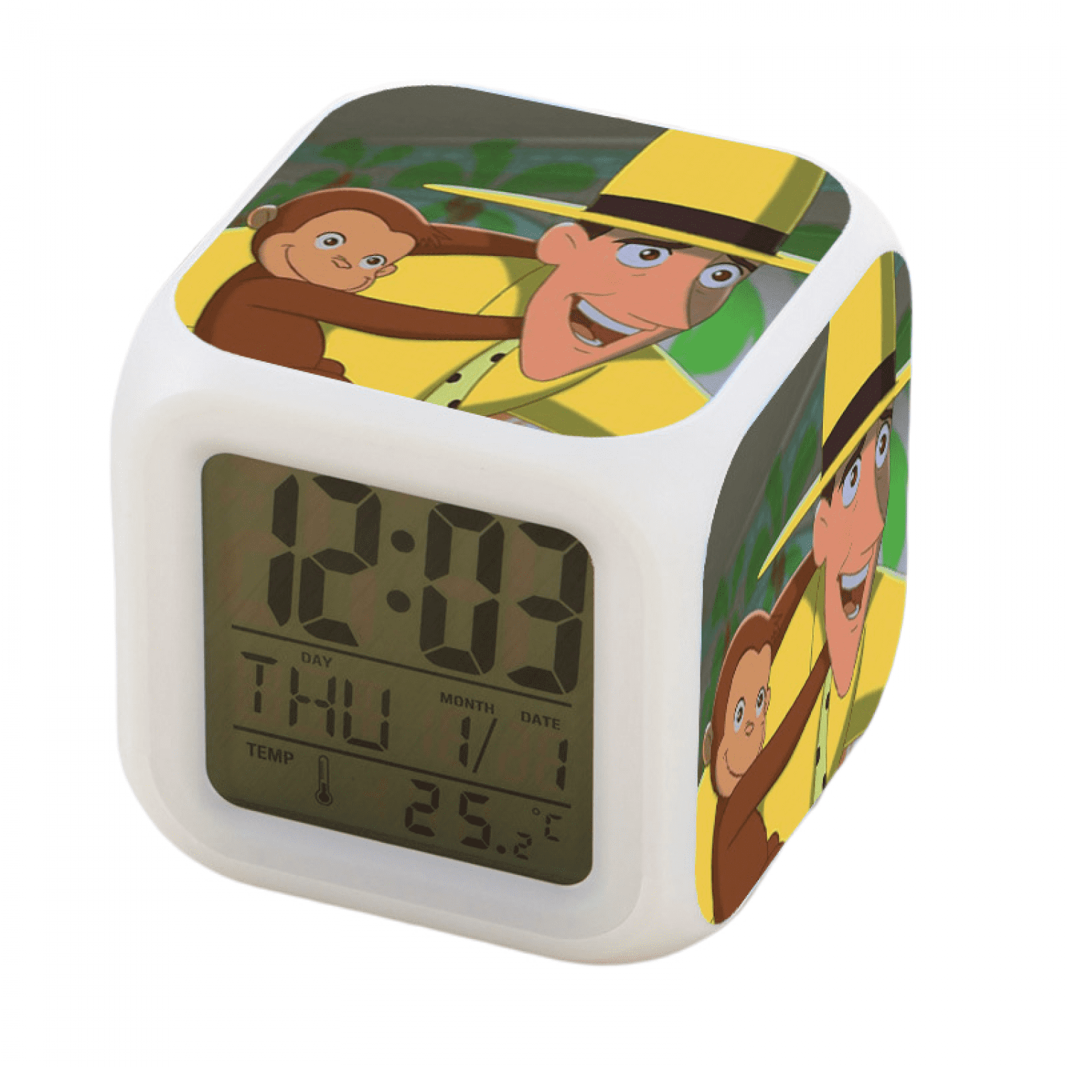 JUSTUP Digital Alarm Clock , LED Digital Bedroom Alarm Clock Easy