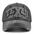 thumbnail image 5 of Unisex Vintage Distressed Embroidered Baseball Cap Washed Dad Hat Casual Outdoor Sun Hat, 5 of 9