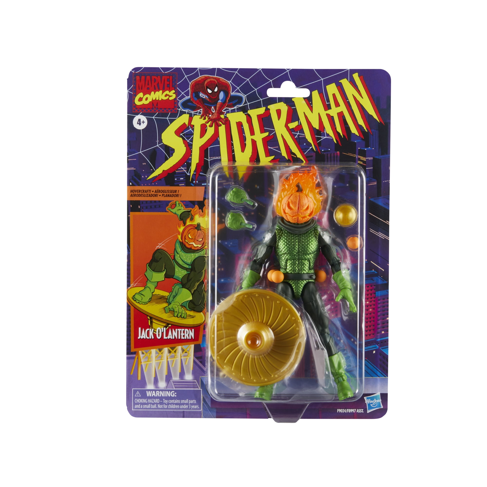 Marvel Legends Series Jack O'Lantern, 6" Spider-Man Comics Collectible Action Figure