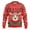 Red, variant on Telankuip Christmas Crewneck Sweatshirts Pullover for Unisex Adults Funny Novelty Xmas Printed Crewneck Long Sleeve Relaxed Comfy Festival Outfits 2025 Brown XL