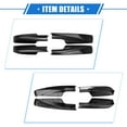 thumbnail image 5 of 4pcs Car Roof Rack Side Rails End Cover Cap Compatible for Toyota Highlander 2001-2007 Black, 5 of 6