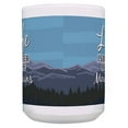 thumbnail image 3 of ThisWear Mountain Coffee Mug Life Is Better in the Mountains Cup Mountain House Gifts 15oz Mug Cup Blue, 3 of 4
