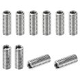 thumbnail image 1 of PATIKIL Adaptateurs de Filetage Manchon Écrou Réducteur, 10 Pcs M8*1.25 Mâle à M6*1 Femelle Écrou de Réparation Vis Réducteur Conversion Acier Inoxydable Fixation 20mm, 1 of 7