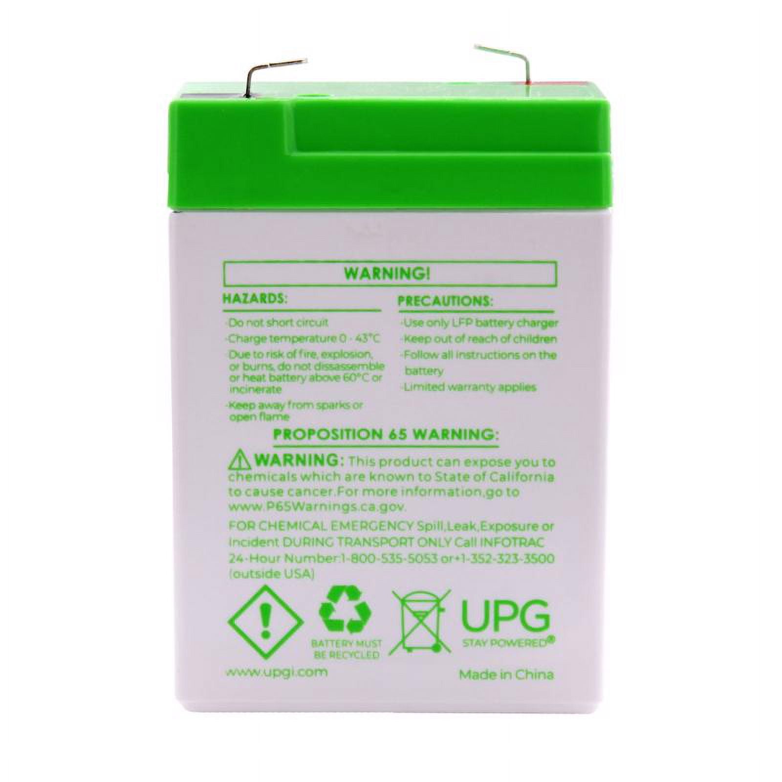 Universal Power Group  LFP645 4.5 Ah & 6V Universal Battery