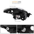 thumbnail image 4 of For 2006 2007 2008 2009 Toyota Prius Hatchback HID Headlights Lamps Pair, 4 of 8