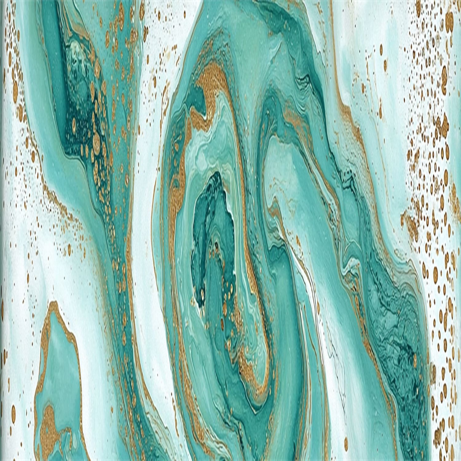 Candle Warmer Lamp with Timer Dimmer Abstract Teal Gold Marble Swirl Fluid Art Turquoise Waves Metallic Candle Lamp Warmer for Jar Candle with 4 Bulbs Gifts for Women House Warming Gifts