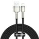 thumbnail image 1 of Cable de Datos USB a lightning 2.4A Metal Baseus  2m Negro, 1 of 4