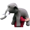 thumbnail image 3 of American Made Oversized Stuffed Elephant 36 Inch Gray Soft Large Plush, 3 of 4