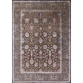 thumbnail image 1 of Ahgly Company Indoor Rectangle Mid-Century Modern Silver Pink Oriental Area Rugs, 7' x 10', 1 of 6