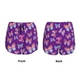 thumbnail image 3 of Cauagu Bright Butterflies Print Women's 2 in 1 Running Shorts Athletic Workout Gym Yoga Shorts Running Shorts for Women-XX-Large, 3 of 7