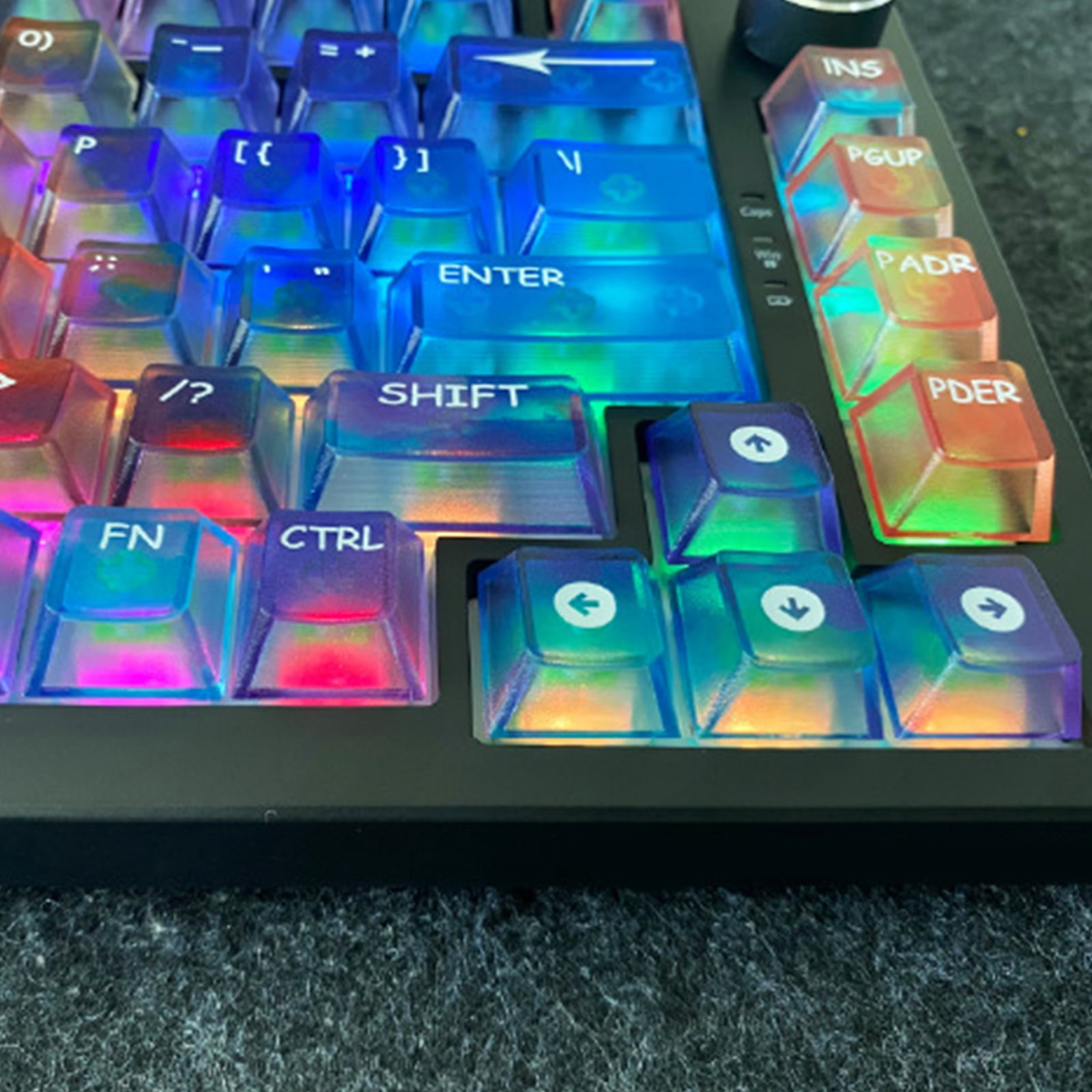 Universals 119 Key Mechanical Keyboards Replacement Keycaps OEM Height Design Durability Construction Anti Slip Grip