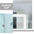 thumbnail image 3 of FOMIYES 10pcs Heavy Duty Mirror Clips for Wall Glass Hanging Brackets Silver Zinc Alloy, 3 of 8